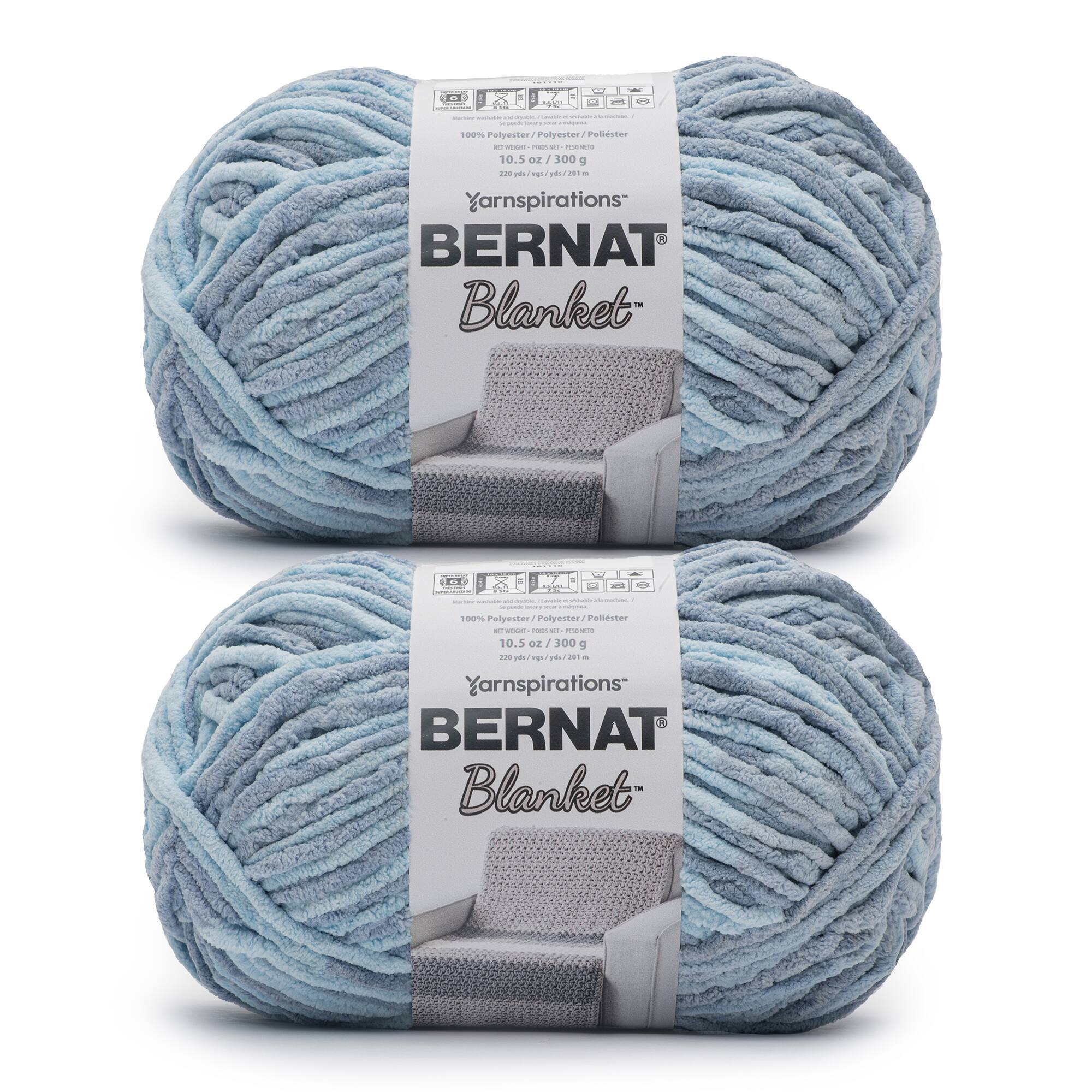 2 Pack Bernat® Blanket™ BB™ Yarn